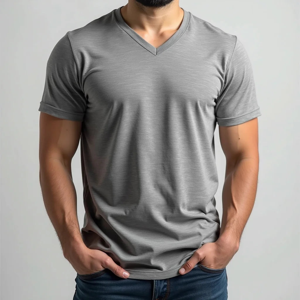 V Neck Sports Tee - V Neck Sports Tees vs Crew Necks Comfort and Movement