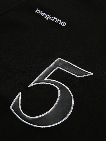 PrimeMasc Vintage Heavyweight Sports Bar Long Sleeve T-Shirt – Casual Cotton Blend Tee with Striped Trim