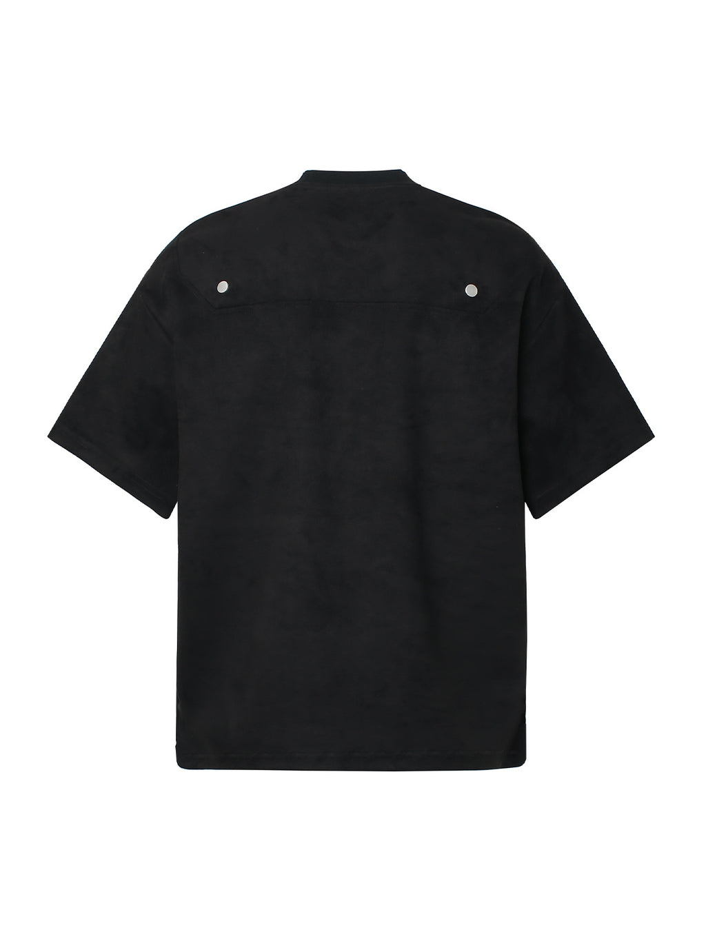 PrimeMasc Black Embroidered Logo Short-Sleeve Shirt – Casual Cotton Button-Down for Men and Women