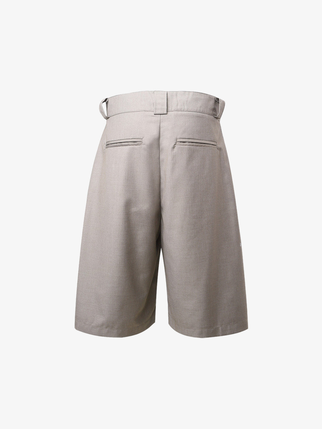 Men’s Black Wide-Leg Shorts with Tassel Detail, Asymmetric Hem – Casual Streetwear for Spring and Summer