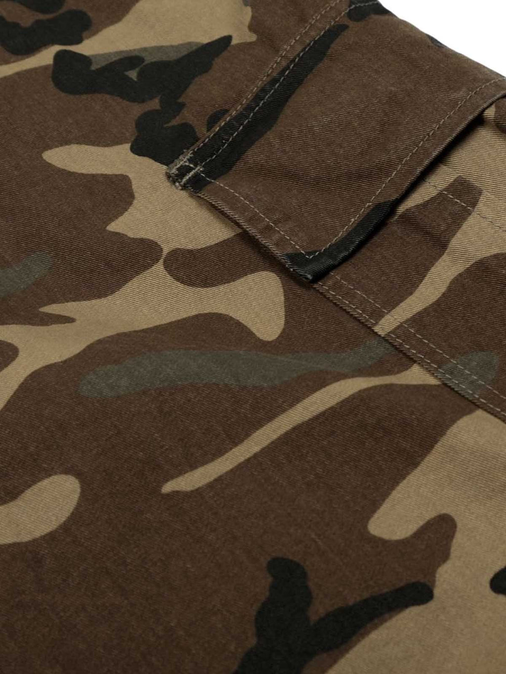Unisex Camouflage Cargo Culottes with Side Pockets – Casual Outdoor Pants for Spring and Summer